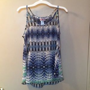 Three Pink Hearts Tank Top